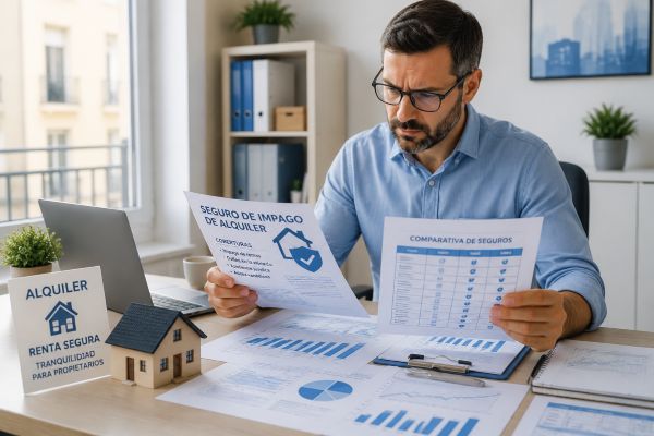 Comparativa de OCU de seguros de impago de alquiler de vivienda
